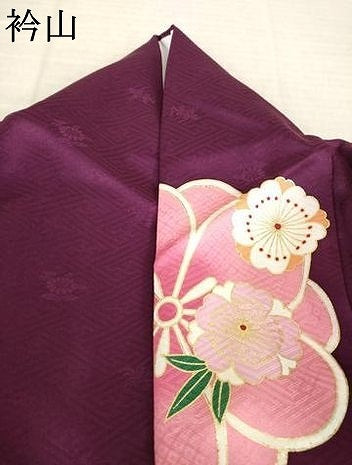 平和屋着物●豪華振袖　駒刺繍　舞花文　金彩　ロング丈　正絹　逸品　AABK6294ck