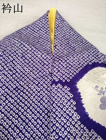 平和屋着物●豪華振袖　駒刺繍　絞り　草花文　金彩　正絹　逸品　AABK6305ck