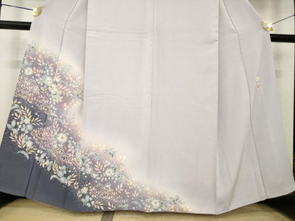 平和屋着物●越後十日町の一流染匠　桐屋・翠山工房　訪問着　辻が花　絞り　暈し染め　やまと誂製　正絹　逸品　AABK6320ck