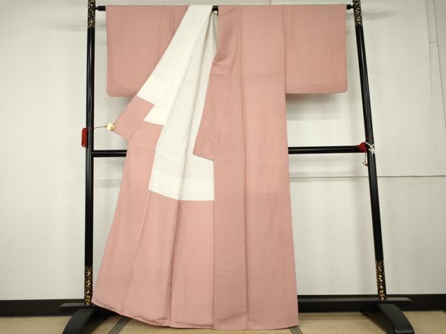 平和屋着物●江戸小紋　鮫小紋柄　正絹　逸品　AABK6321cs