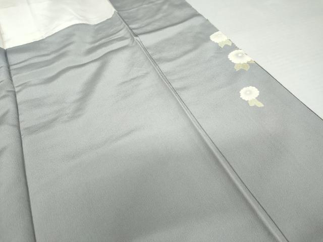 平和屋着物●訪問着　駒刺繍　草花文　暈し染め　金彩　正絹　逸品　AABK6325cs