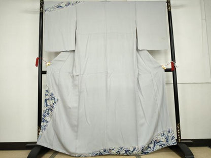 平和屋着物●訪問着　辻が花　絞り　正絹　逸品　AABK6340cs