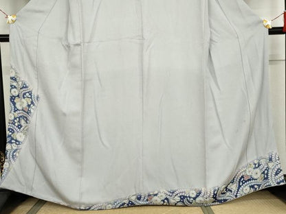 平和屋着物●訪問着　辻が花　絞り　正絹　逸品　AABK6340cs