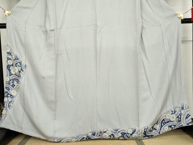 平和屋着物●訪問着　辻が花　絞り　正絹　逸品　AABK6340cs
