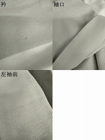 平和屋着物●訪問着　絞り　流水葡萄枝葉文　暈し染め　正絹　逸品　AABK6342cs