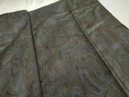 平和屋着物●上質な小紋　墨流し文様　暈し染め　正絹　逸品　AABK6355cs