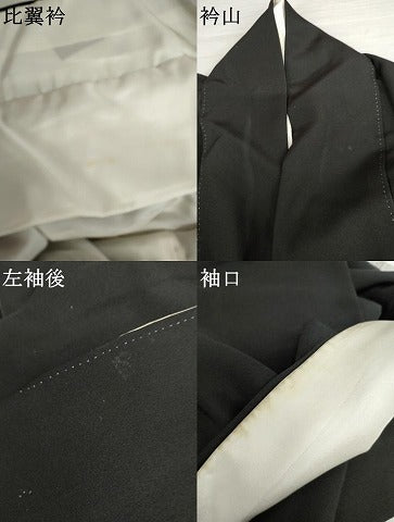 平和屋着物▼豪華黒留袖　友禅　作家物　浜松風景文　正絹　逸品　AABK6358cs