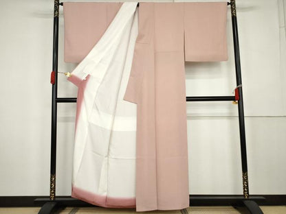 平和屋着物●江戸小紋　極小鮫小紋柄　正絹　逸品　AABK6367cs
