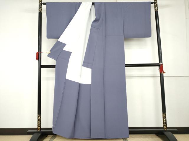 平和屋着物●上質な色無地　紅掛花色　正絹　逸品　AABK6390cs