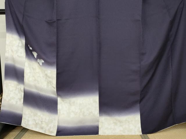 平和屋着物●訪問着　葉尽くし　暈し染め　金彩　正絹　逸品　AABK6410cs