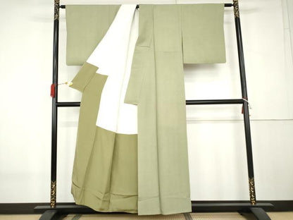 平和屋着物●寺山存男　江戸小紋　角通し　正絹　逸品　AABK6411cs
