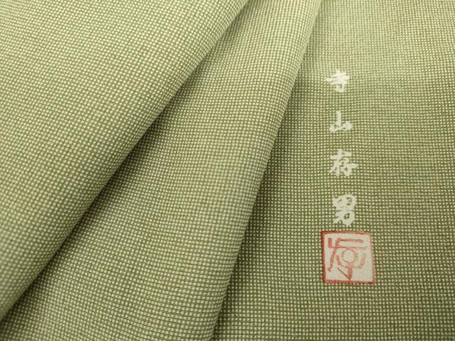 平和屋着物●寺山存男　江戸小紋　角通し　正絹　逸品　AABK6411cs