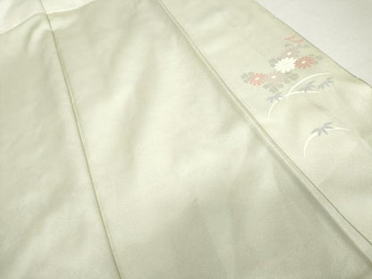 平和屋着物●訪問着　松竹梅風景文　暈し染め　金彩　正絹　逸品　未使用　AABK6421cs