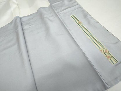 平和屋着物●訪問着　作家物　駒刺繍　源氏香花蝶丸文　暈し染め　金彩　正絹　逸品　AABK6433cs