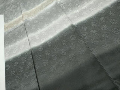 平和屋着物●訪問着　横段文　暈し染め　正絹　逸品　AABK6438cs