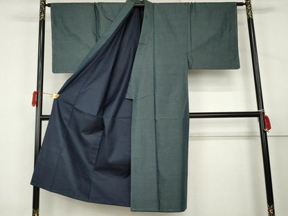 平和屋着物●男性　本場大島紬　アンサンブル　80亀甲　正絹　逸品　未使用　AABK6449cs