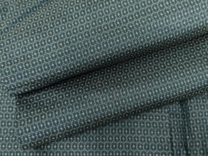 平和屋着物●男性　本場大島紬　アンサンブル　80亀甲　正絹　逸品　未使用　AABK6449cs