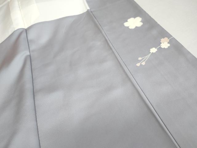 平和屋着物●訪問着　駒刺繍　桜文　暈し染め　金彩　正絹　逸品　AABK6451cs