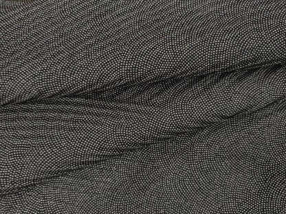 平和屋着物●江戸小紋　鮫小紋柄　黒地　正絹　逸品　AABK6470cs