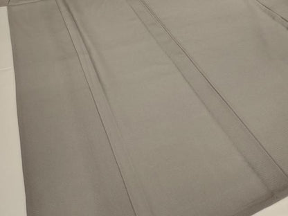 平和屋着物●夏物　色無地　絽　利休白茶色　正絹　逸品　AABK6497jd