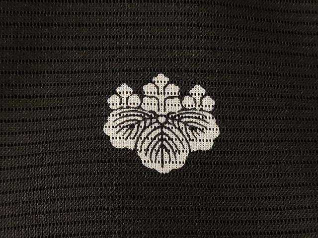 平和屋着物＊夏物　黒留袖　絽　御所車吉祥花文　金彩　洗える着物　AABK6503jd