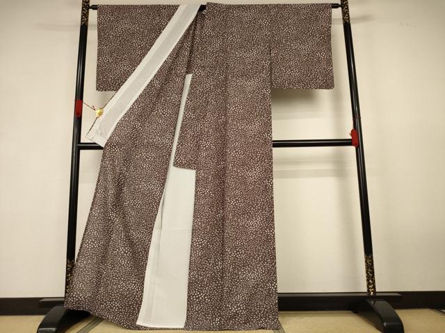 平和屋着物＊夏物　洗える最高級着物　＜英＞はなぶさ謹製　小紋　飛鳥文　洗える着物　AABK6507jd