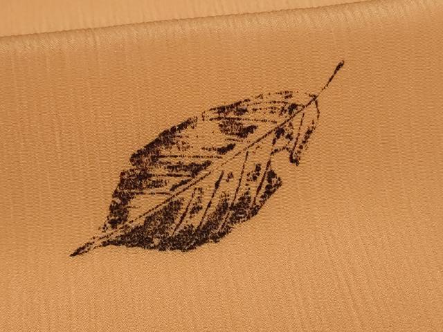 平和屋着物＊夏物　洗える最高級着物　＜英＞はなぶさ謹製　小紋　舞葉文　洗える着物　AABK6508jd