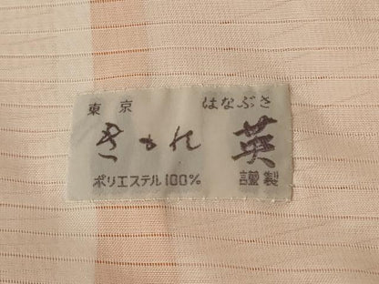 平和屋着物＊夏物　洗える最高級着物　＜英＞はなぶさ謹製　小紋　舞葉文　洗える着物　AABK6508jd