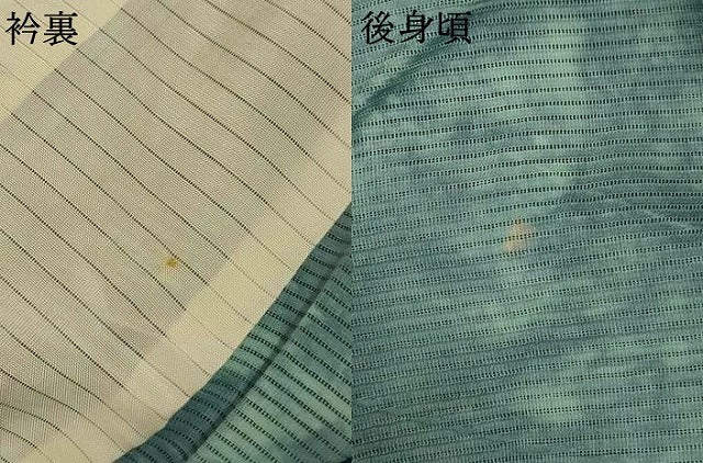 平和屋着物＊夏物　小紋　絽　霞文　正絹　逸品　AABK6540jd