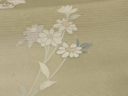 平和屋着物＊夏物　訪問着　絽　草花文　暈し染め　洗える着物　AABK6559jd
