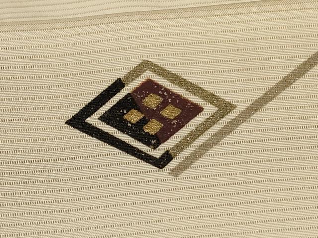 平和屋着物＊夏物　訪問着　絽　菱文　暈し染め　金銀彩　正絹　逸品　AABK6571jd