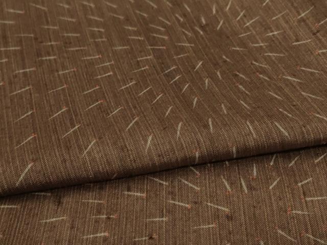 平和屋着物＊夏物　小紋　紗紬　メダカ　正絹　逸品　AABK6578jd