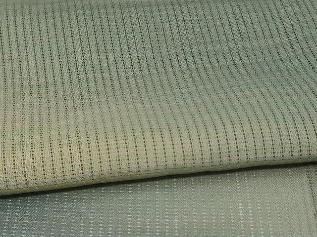 平和屋着物＊夏物　訪問着　縦絽　霞文　暈し染め　正絹　逸品　AABK6583jd