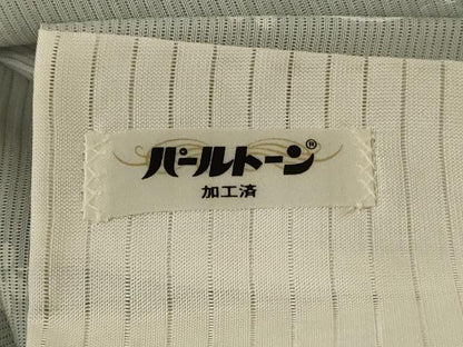 平和屋着物＊夏物　小紋　絽　舞花文　正絹　逸品　AABK6586jd