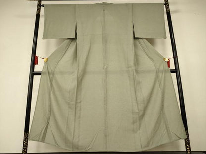 平和屋着物＊夏物　江戸小紋　絽　鮫小紋柄　正絹　逸品　AABK6591jd