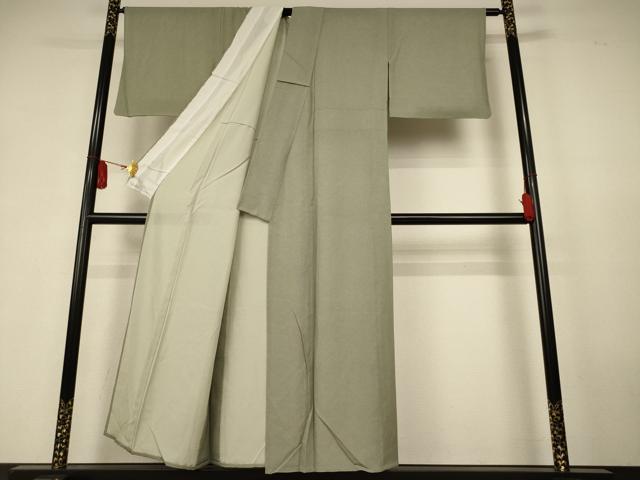 平和屋着物＊夏物　江戸小紋　絽　鮫小紋柄　正絹　逸品　AABK6591jd