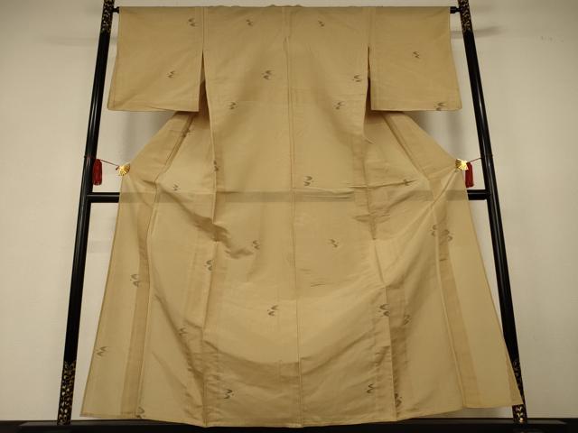 平和屋着物＊夏物　絽芭蕉　琉球絣文　正絹　逸品　未使用　AABK6592jd