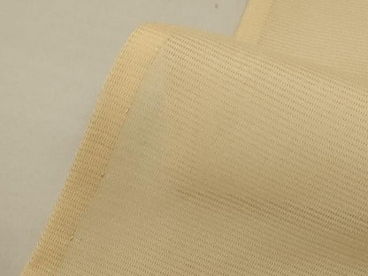 平和屋着物＊夏物　訪問着　絽　駒刺繍　花車文　銀彩　正絹　逸品　AABK6599jd