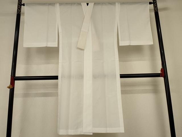 平和屋着物＊夏物　長襦袢　絽　白色　洗える着物　AABK6605jd