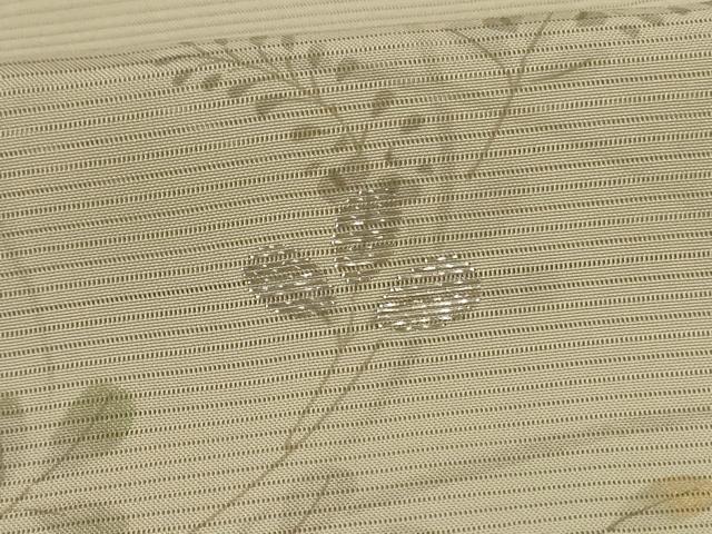 平和屋着物＊夏物　訪問着　絽　竹屋町刺繍　萩　ドロンワーク　暈し染め　銀糸　正絹　逸品　AABK6616jd