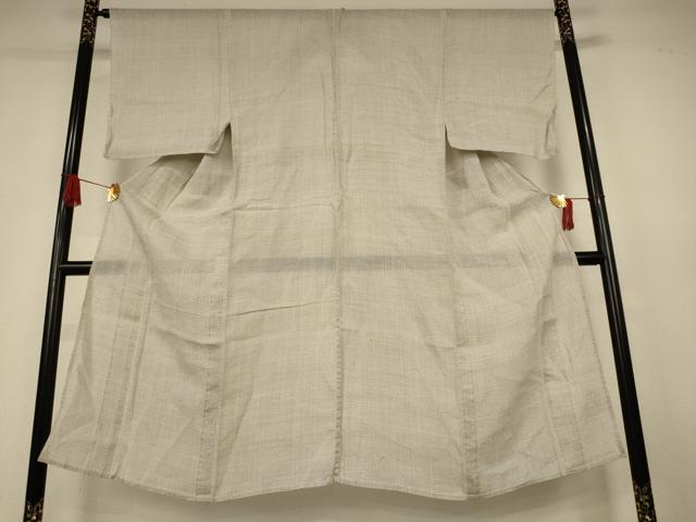 平和屋着物＊夏物　男性　上布　亀甲柄　総詰め　麻　逸品　AABK6625jd