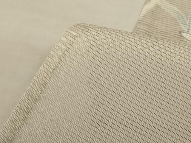 平和屋着物＊夏物　訪問着　絽　駒刺繍　草花文　暈し染め　銀糸　正絹　逸品　AABK6628jd