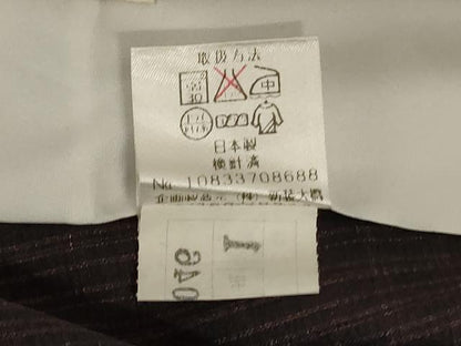 平和屋着物＊夏物　撫松庵　訪問着・浴衣兼用　セオアルファ　花鳥文　黒地　洗える着物　AABK6642jd