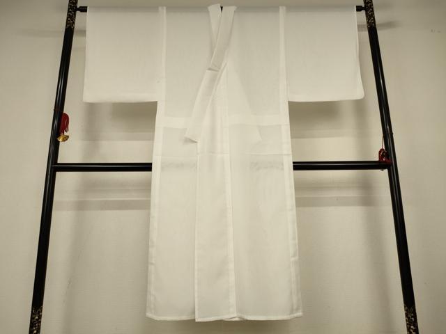 平和屋着物＊夏物　男性　長襦袢　絽　白色　洗える着物　AABK6647jd