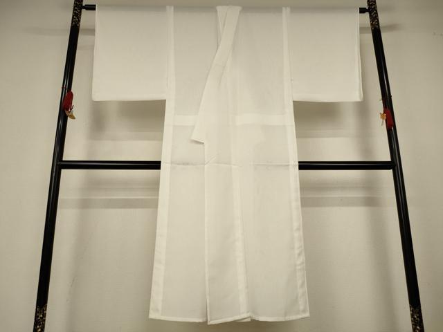 平和屋着物＊夏物　男性　長襦袢　絽　白色　洗える着物　AABK6649jd