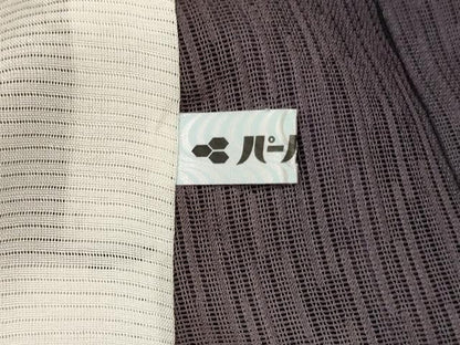平和屋着物＊夏物　小紋　紋紗　間道　暈し染め　正絹　逸品　AABK6653jd