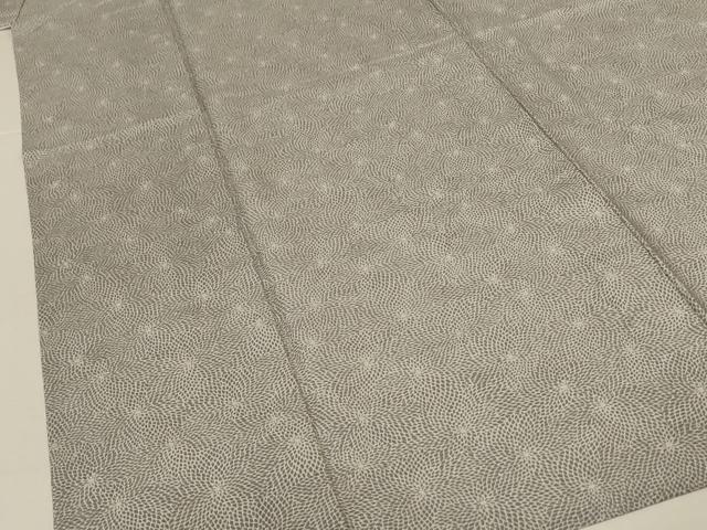 平和屋着物＊夏物　小紋　絽　京友禅　花尽くし　反端付き　正絹　逸品　AABK6654jd