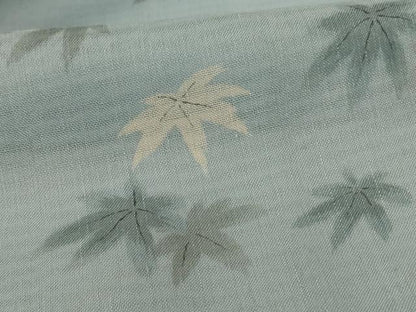 平和屋着物＊夏物　二代目 川村久太郎　訪問着　紗紬　笹文　正絹　逸品　AABK6659jd