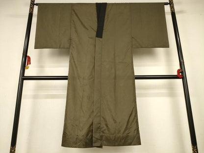 平和屋着物▽男性　長襦袢　単衣　風景文　金彩　洗える着物　AABK6660jd