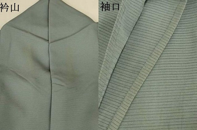 平和屋着物＊夏物　色無地　絽　豆がら茶色　正絹　逸品　AABK6662jd